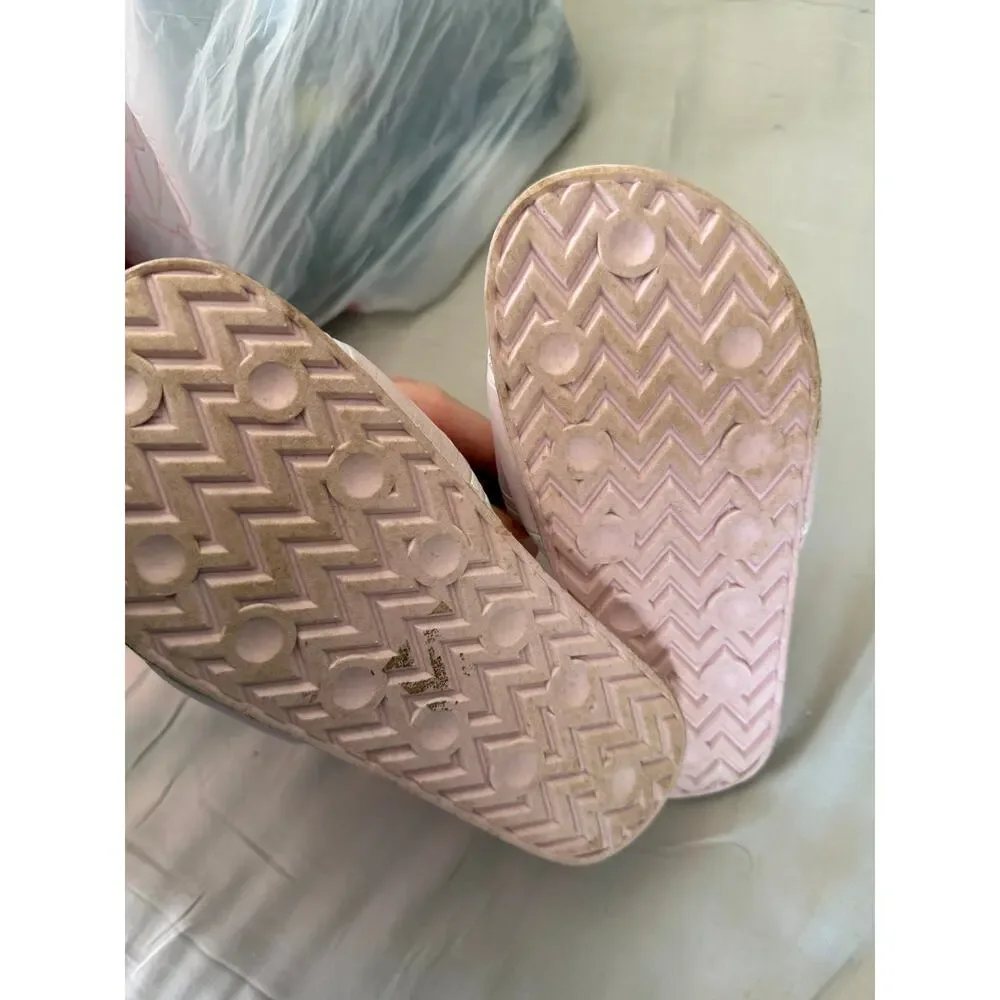 Ralph Lauren light pink slide sandals size 2